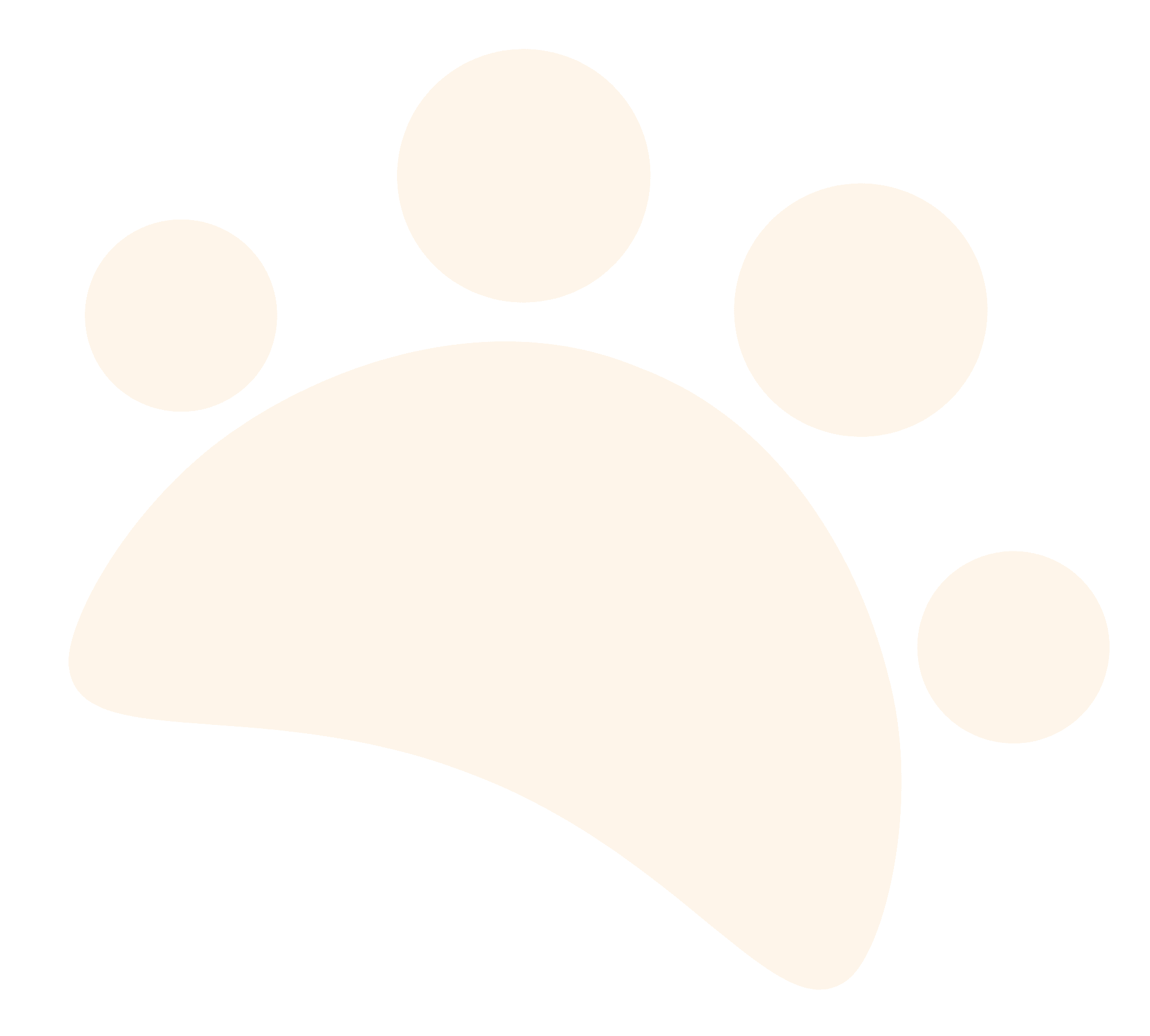 Right paw background under the Pet